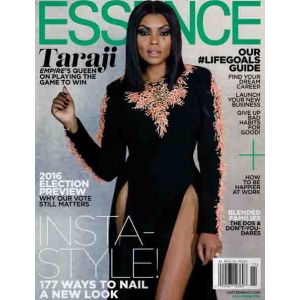 Essence Magazine Issue 11 Year 2015 Taraji P. Hensen
Essence is a monthly lifestyle magazine covering fashion, beauty, entertainment, and culture.