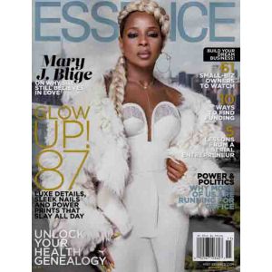 Essence Magazine Issue 11 Year 2017 Mary J. Blige
Essence is a monthly lifestyle magazine covering fashion, beauty, entertainment, and culture.