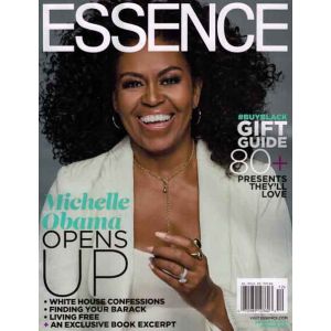 Essence Magazine Issue 12 Year 2018 Michelle Obama
Essence is a monthly lifestyle magazine covering fashion, beauty, entertainment, and culture.