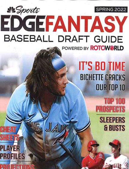 Sports Edge Fantasy Baseball Draft Guide Magazine Issue 21 Year 2022
