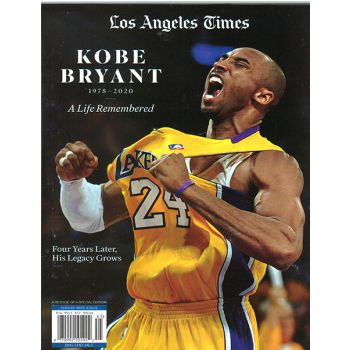 Los Angeles Times Kobe Bryant Magazine Issue 45 Year 2024
Kobe Bryant, A Life Remembered. Four Years Later, His Legacy Grows.