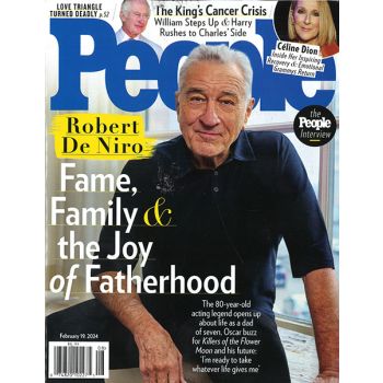 People Magazine Issue 8 Year 2024 (Covers Vary)
Robert De Niro, King Charles
