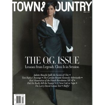 Town & Country Magazine Issue 3 Year 2024
The O.G. Issue, Lessons from Legends. Juliette Binoche Cover