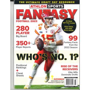 Athlon Sports Fantasy Football 2023 Magazine Issue 55