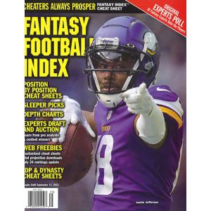 Fantasy Football Index Magazine Issue 36 Year 2023
Fantasy Index Cheat Sheet