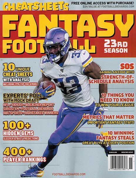 2021 fantasy football cheat sheet