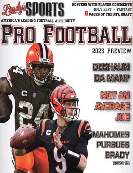 Lindys Sports Pro Football 2023 Preview Magazine Issue 31Browns/Bengals Cover